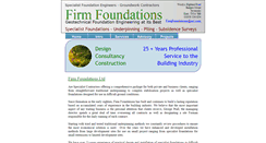 Desktop Screenshot of firmfoundations.co.uk
